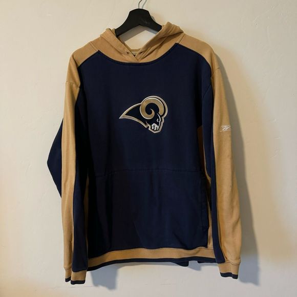 St. Louis rams vintage hoodie Y2K men’s large - Picture 1 of 3
